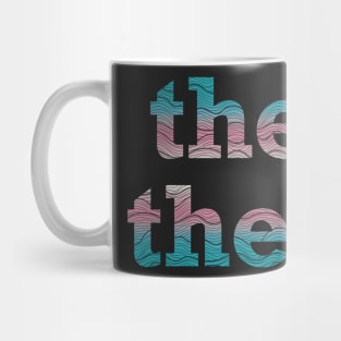 Trans Pride They Them Waves Mug